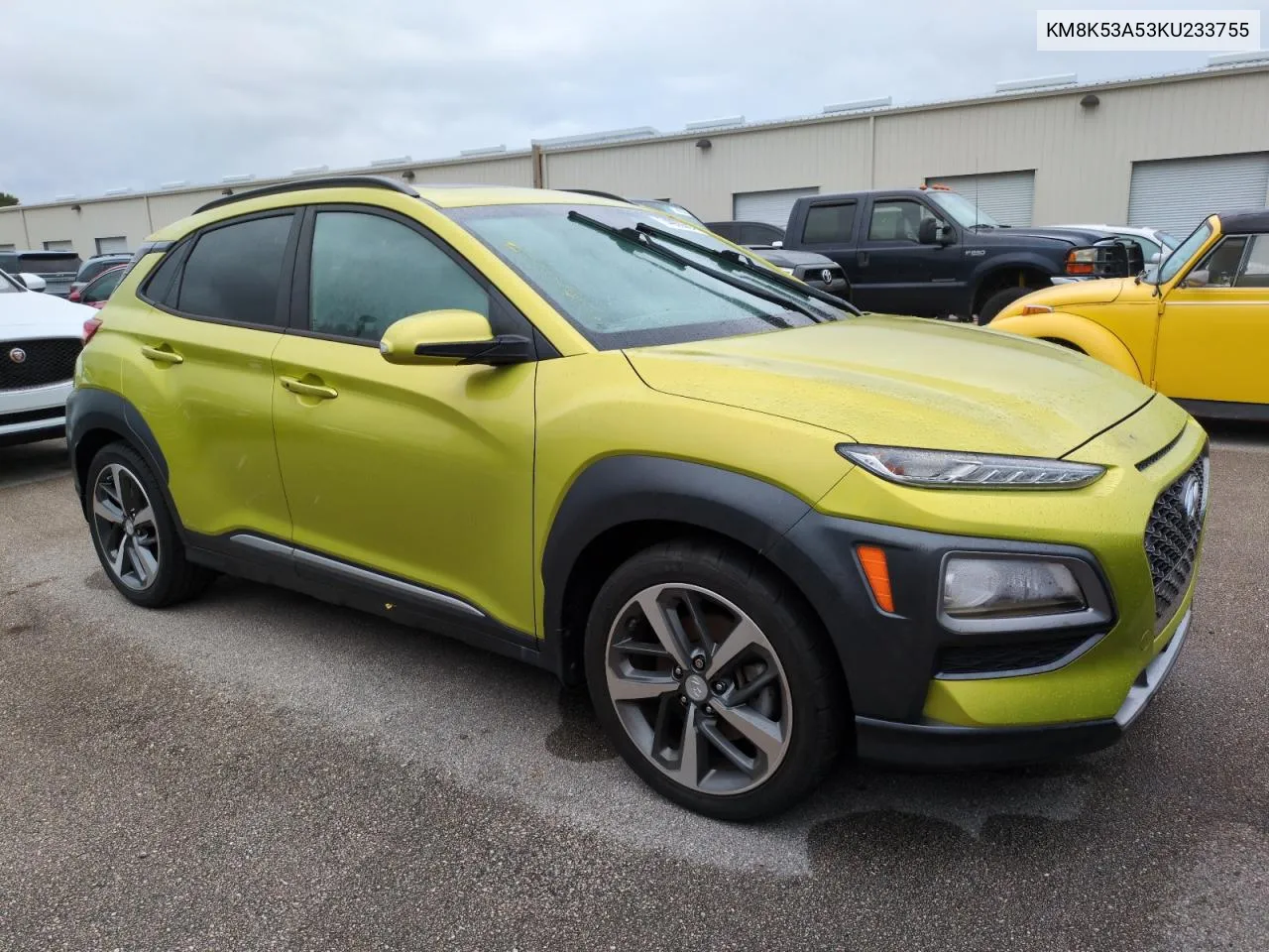 2019 Hyundai Kona Ultimate VIN: KM8K53A53KU233755 Lot: 74968504