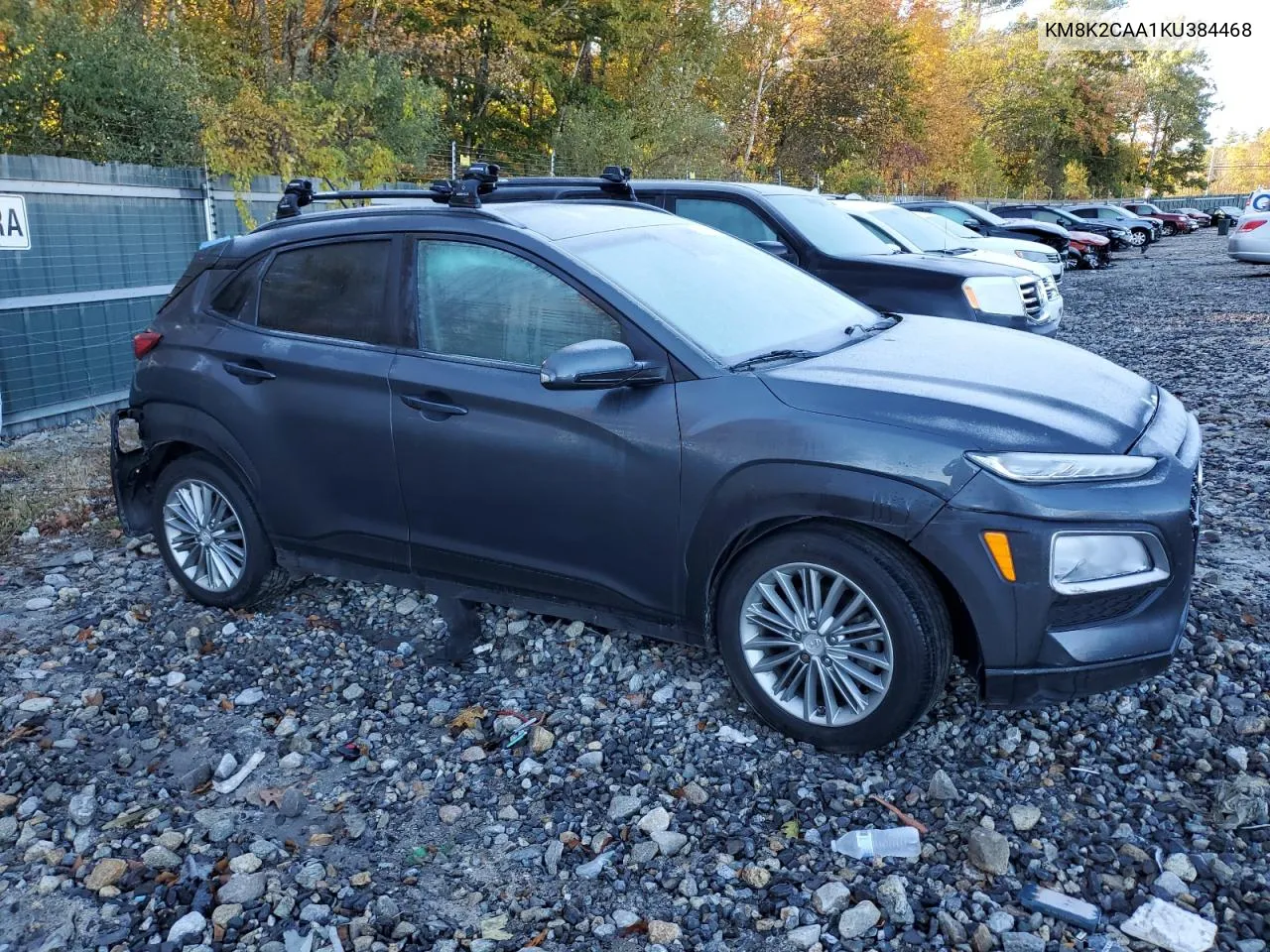 2019 Hyundai Kona Sel VIN: KM8K2CAA1KU384468 Lot: 75242824