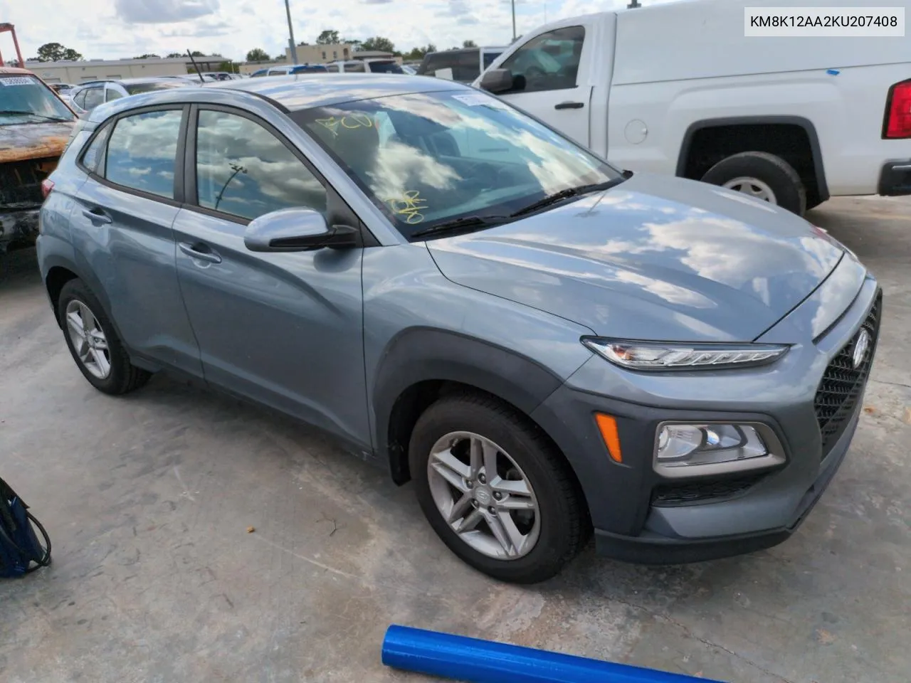 2019 Hyundai Kona Se VIN: KM8K12AA2KU207408 Lot: 75700534