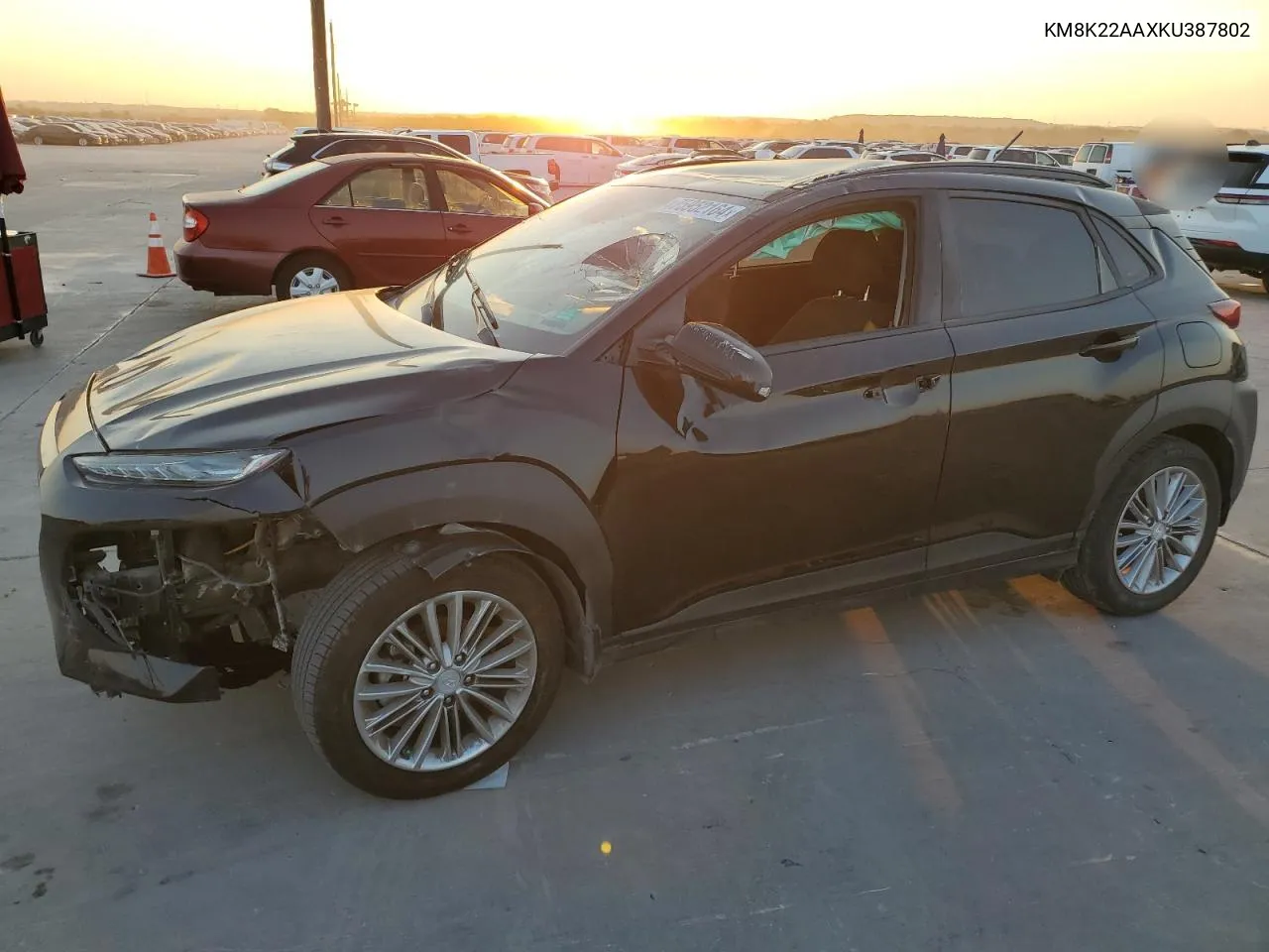 KM8K22AAXKU387802 2019 Hyundai Kona Sel