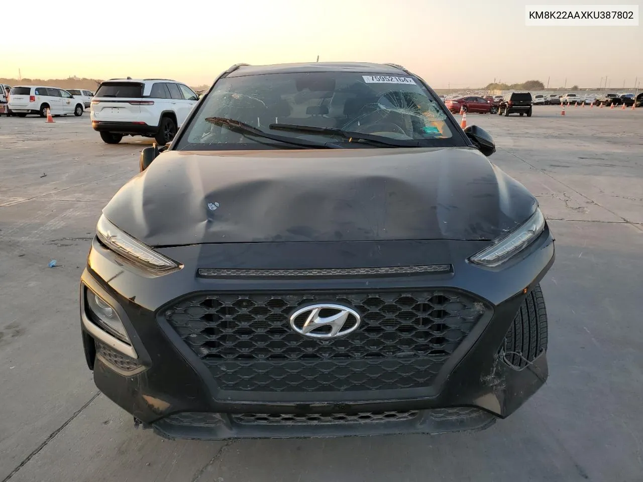 KM8K22AAXKU387802 2019 Hyundai Kona Sel