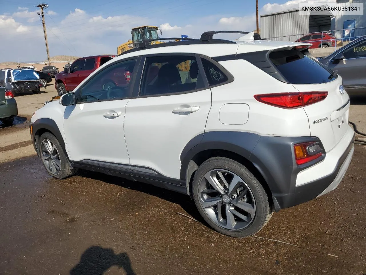 2019 Hyundai Kona Limited VIN: KM8K3CA56KU381341 Lot: 76094724