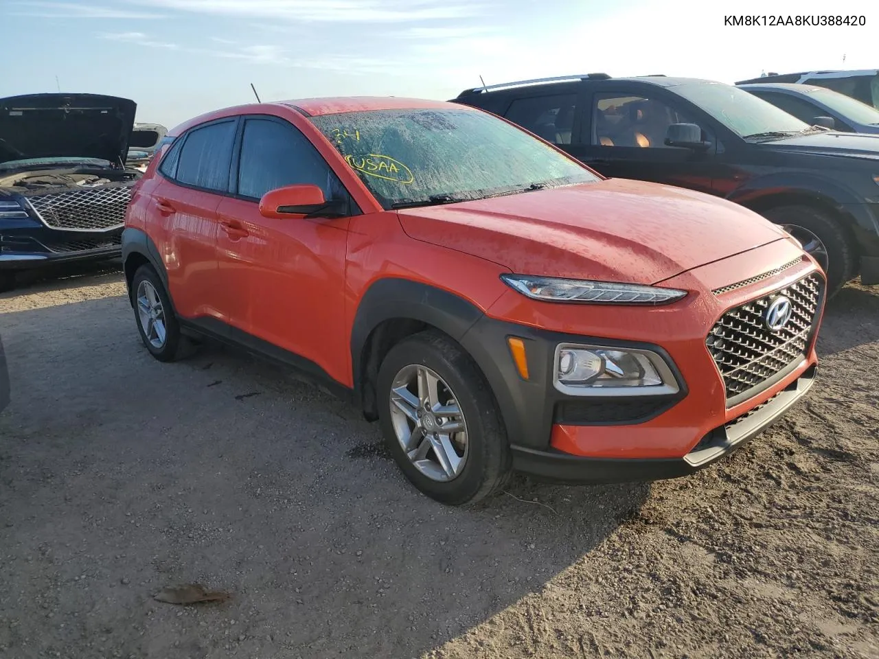 2019 Hyundai Kona Se VIN: KM8K12AA8KU388420 Lot: 76146504