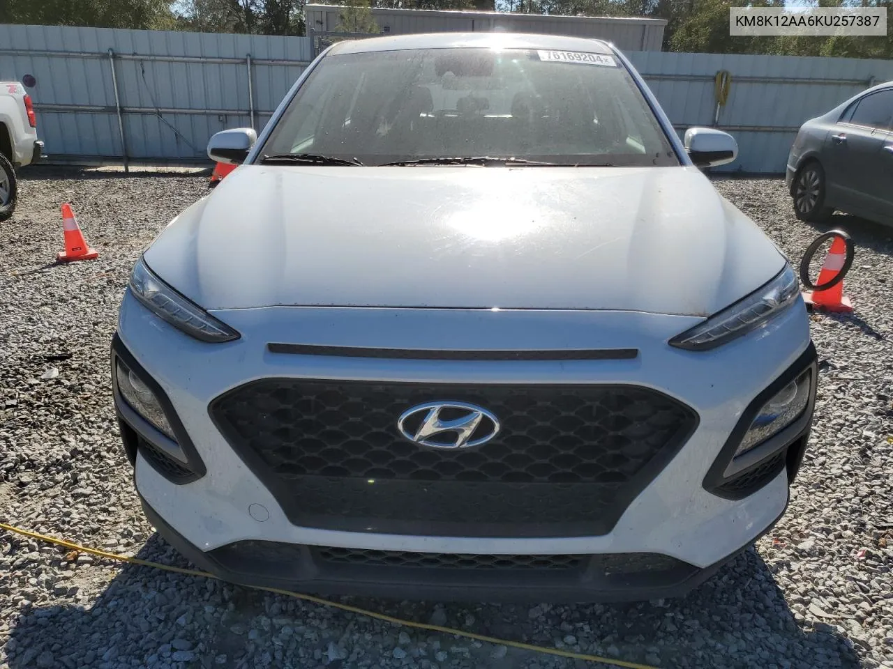 2019 Hyundai Kona Se VIN: KM8K12AA6KU257387 Lot: 76169204