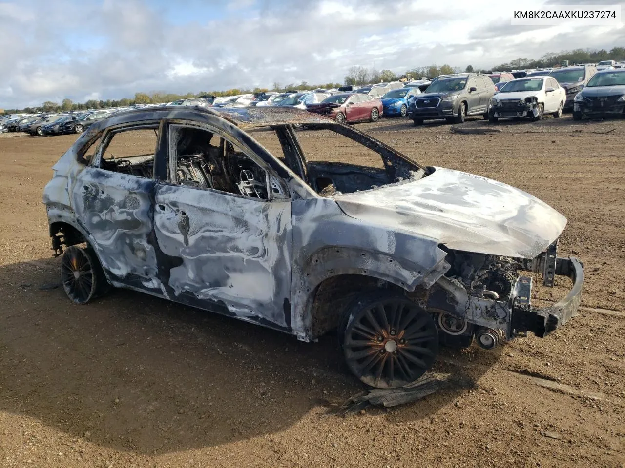 KM8K2CAAXKU237274 2019 Hyundai Kona Sel