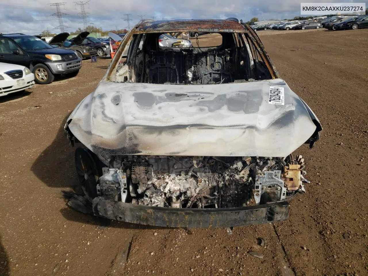 KM8K2CAAXKU237274 2019 Hyundai Kona Sel