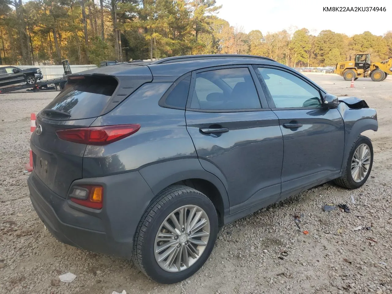 2019 Hyundai Kona Sel VIN: KM8K22AA2KU374946 Lot: 76369424