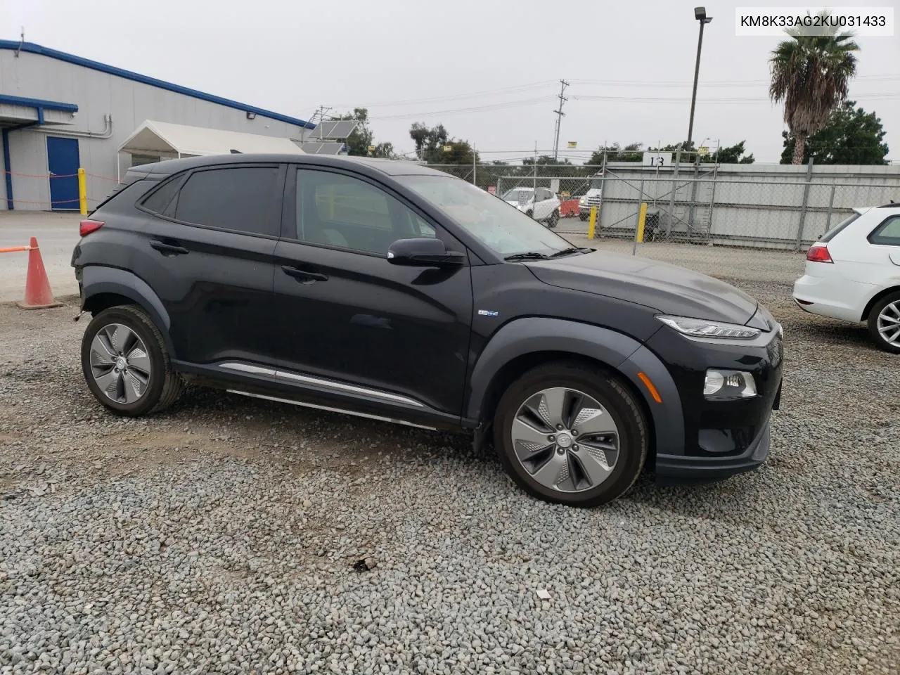 2019 Hyundai Kona Limited VIN: KM8K33AG2KU031433 Lot: 76490444