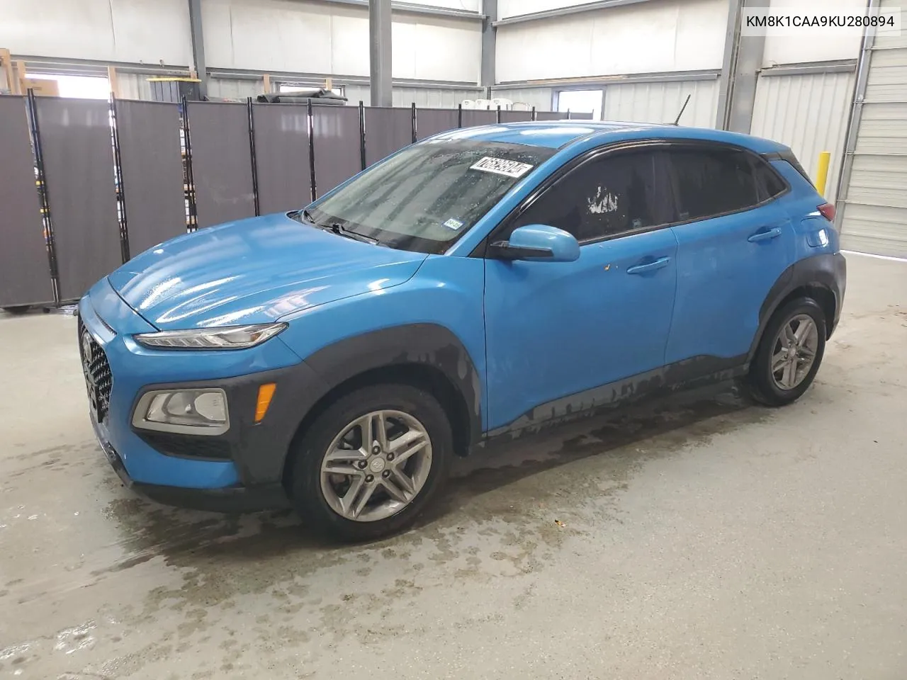 2019 Hyundai Kona Se VIN: KM8K1CAA9KU280894 Lot: 76629504