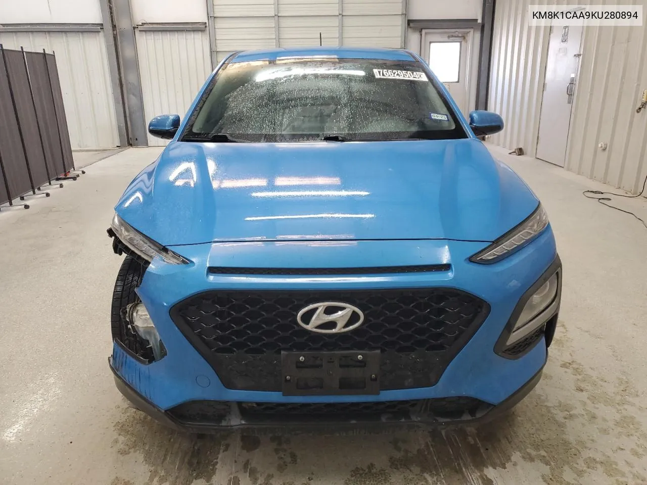 2019 Hyundai Kona Se VIN: KM8K1CAA9KU280894 Lot: 76629504