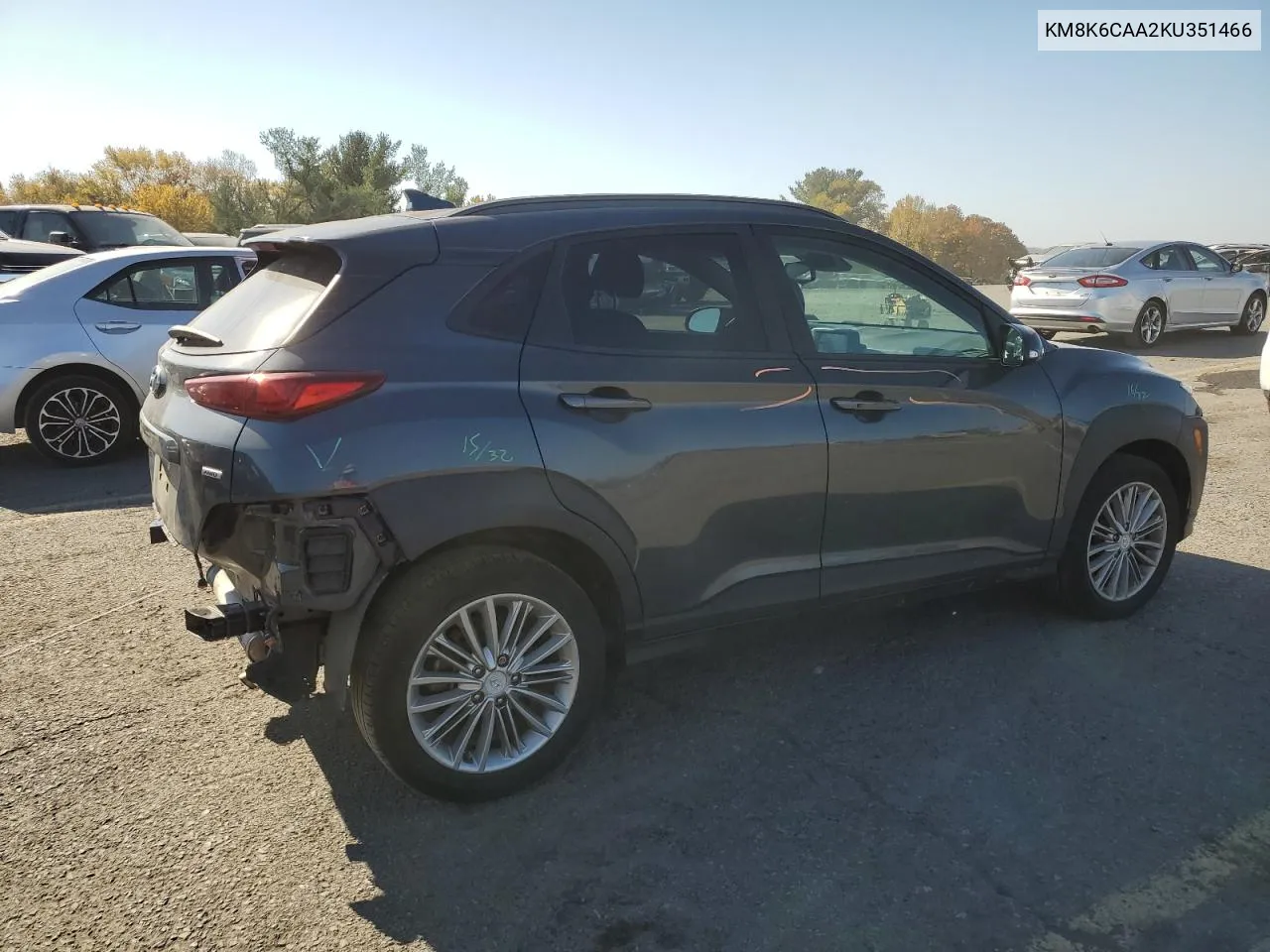 KM8K6CAA2KU351466 2019 Hyundai Kona Sel