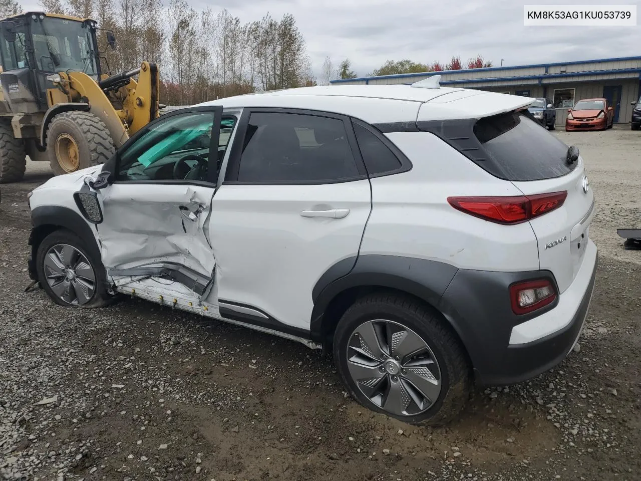 2019 Hyundai Kona Ultimate VIN: KM8K53AG1KU053739 Lot: 76932234