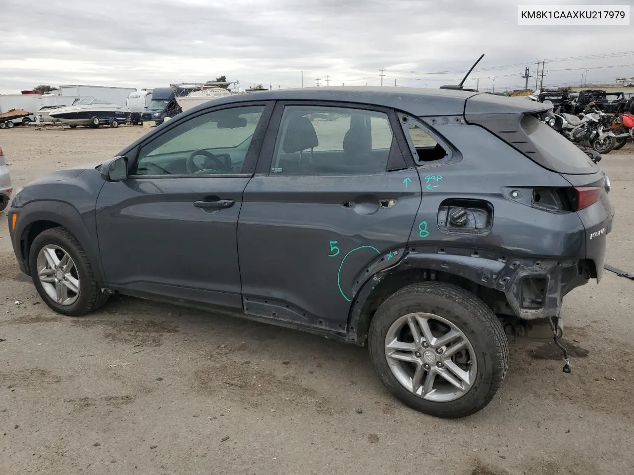 2019 Hyundai Kona Se VIN: KM8K1CAAXKU217979 Lot: 77161484