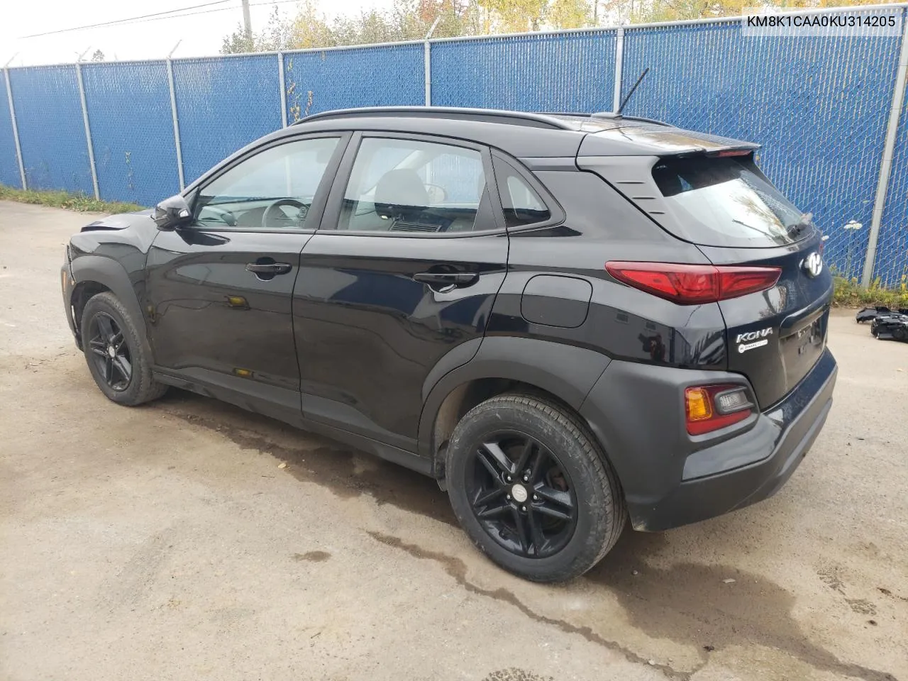 2019 Hyundai Kona Se VIN: KM8K1CAA0KU314205 Lot: 77502124