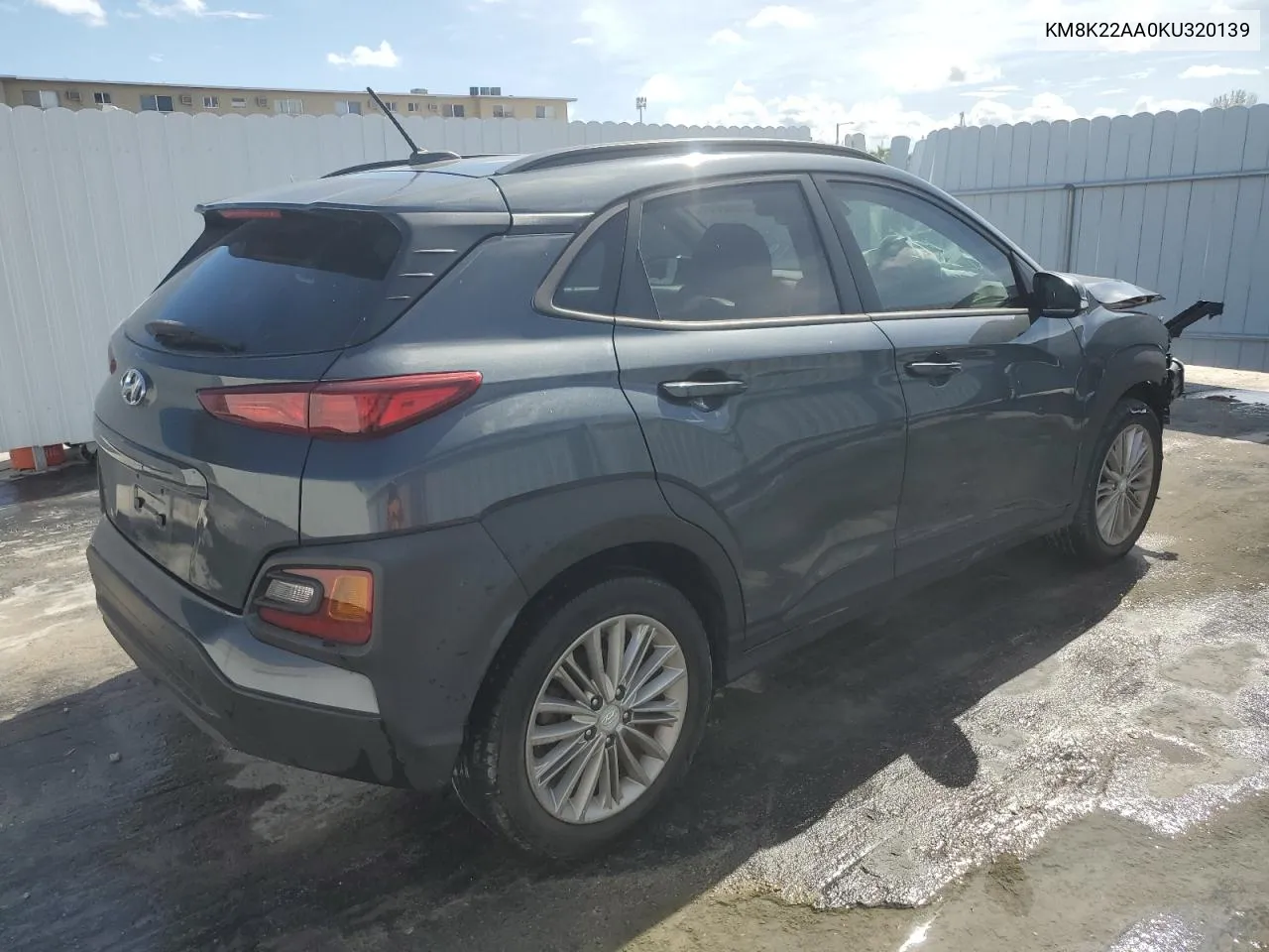 2019 Hyundai Kona Sel VIN: KM8K22AA0KU320139 Lot: 77582444