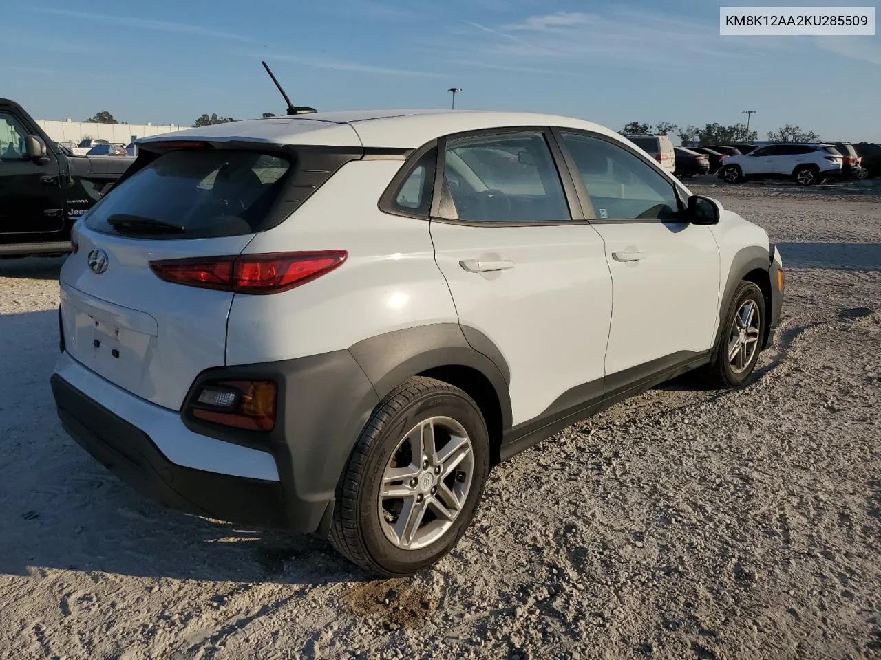 KM8K12AA2KU285509 2019 Hyundai Kona Se