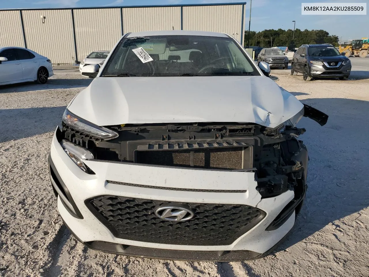 2019 Hyundai Kona Se VIN: KM8K12AA2KU285509 Lot: 77992694