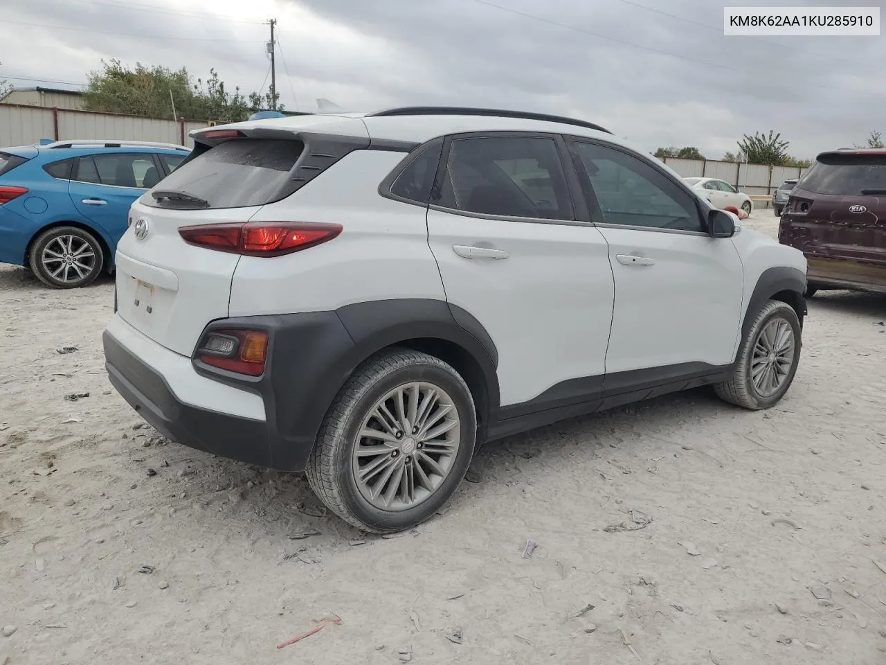 2019 Hyundai Kona Sel VIN: KM8K62AA1KU285910 Lot: 78150044