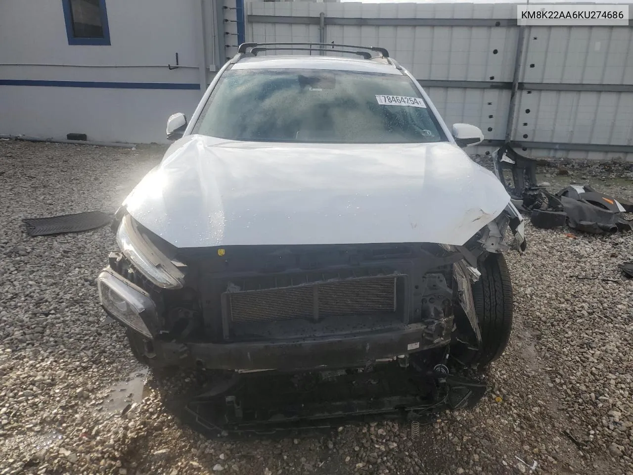 2019 Hyundai Kona Sel VIN: KM8K22AA6KU274686 Lot: 78464254