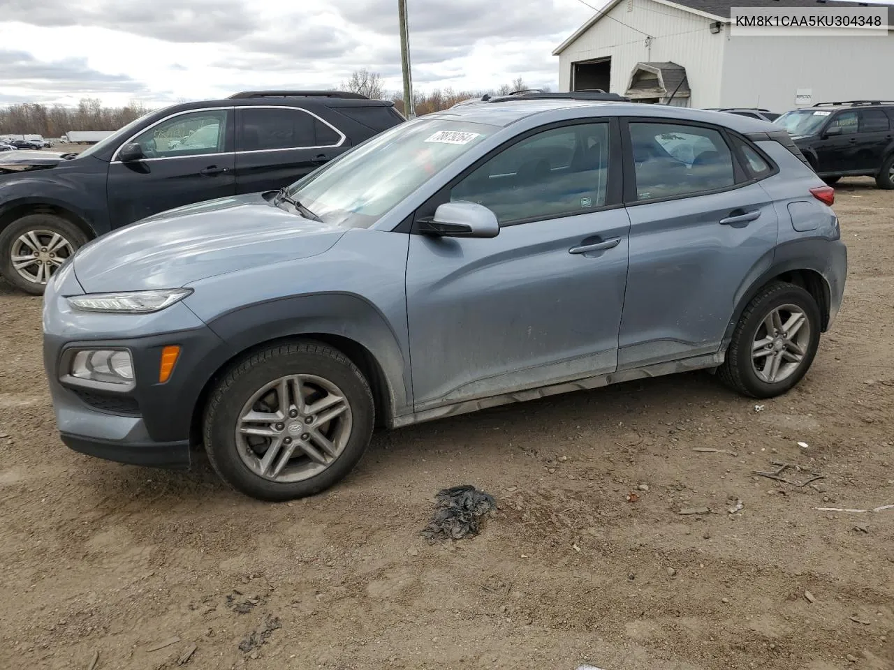 2019 Hyundai Kona Se VIN: KM8K1CAA5KU304348 Lot: 78879264