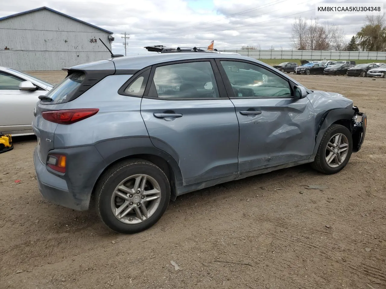 2019 Hyundai Kona Se VIN: KM8K1CAA5KU304348 Lot: 78879264