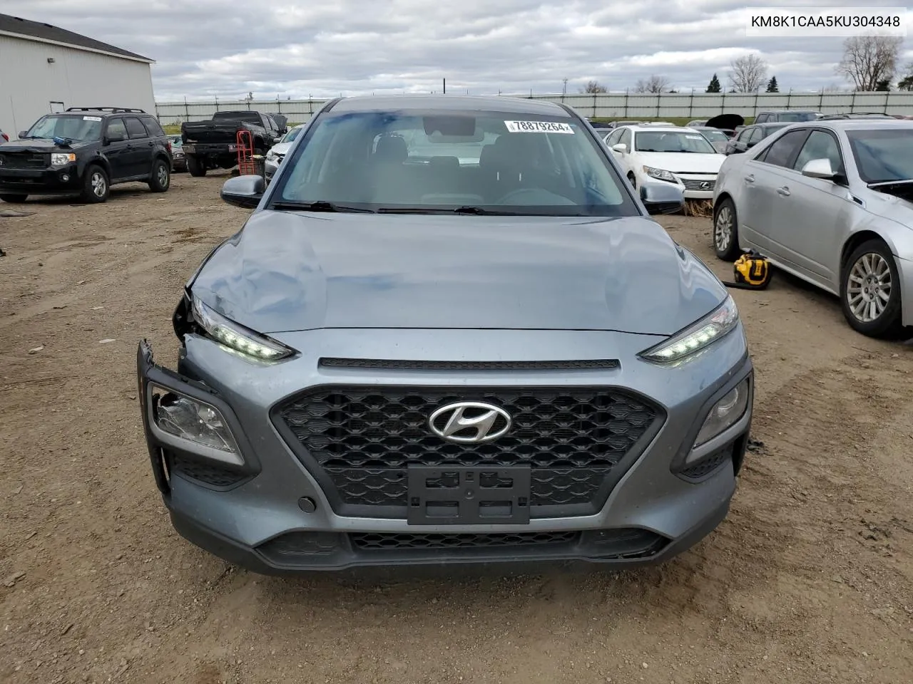 2019 Hyundai Kona Se VIN: KM8K1CAA5KU304348 Lot: 78879264