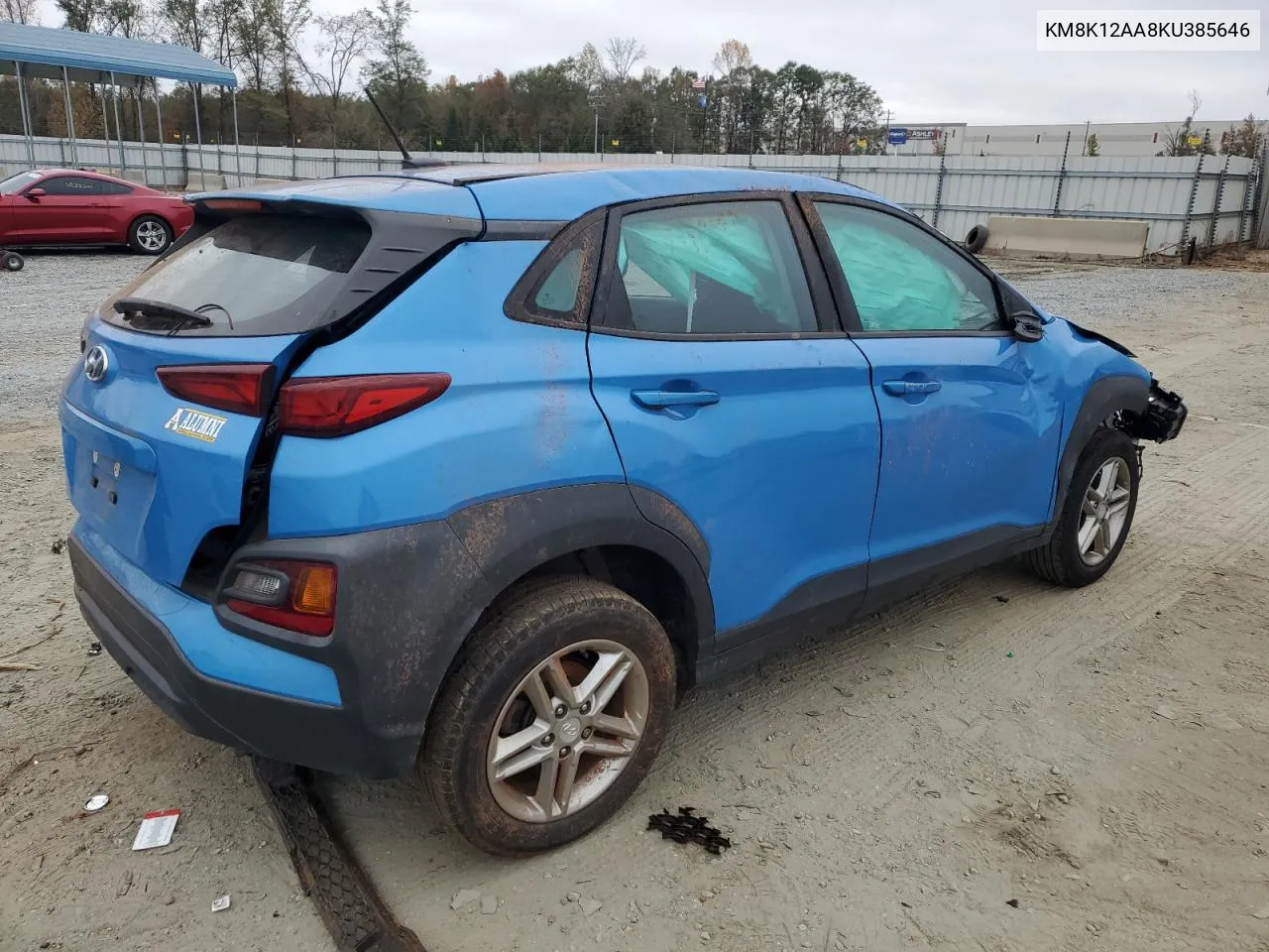 2019 Hyundai Kona Se VIN: KM8K12AA8KU385646 Lot: 79159344