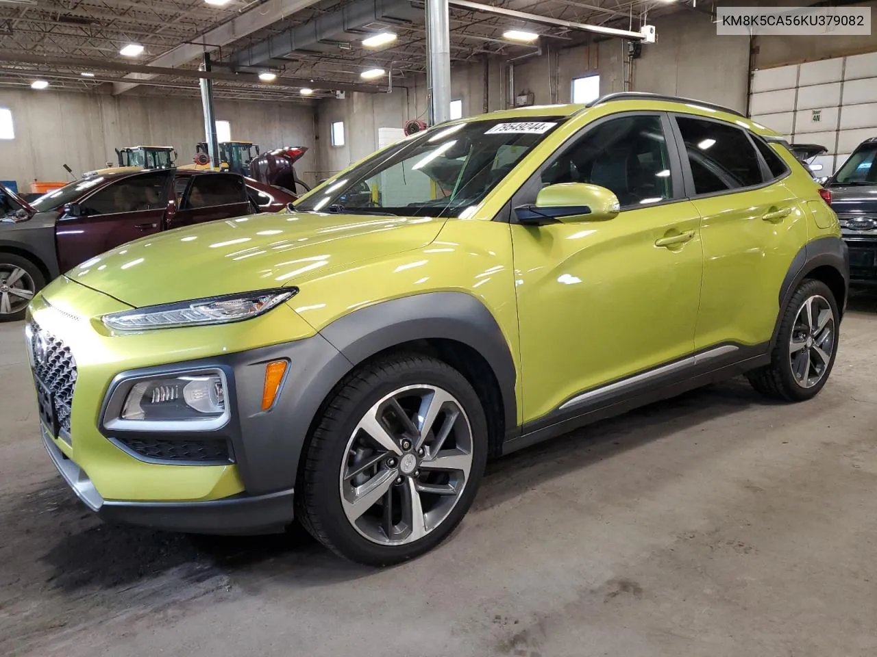 2019 Hyundai Kona Ultimate VIN: KM8K5CA56KU379082 Lot: 79549244