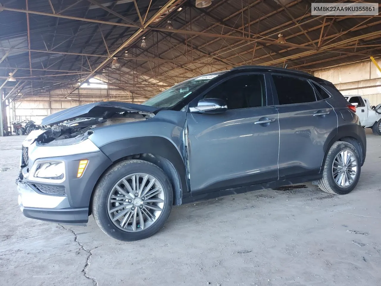 2019 Hyundai Kona Sel VIN: KM8K22AA9KU355861 Lot: 79864244