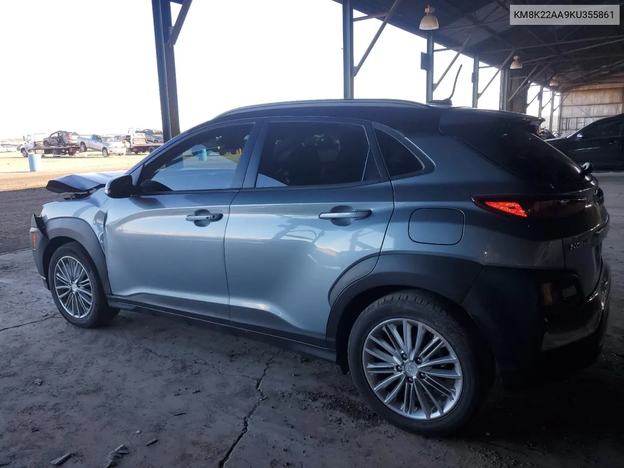 2019 Hyundai Kona Sel VIN: KM8K22AA9KU355861 Lot: 79864244