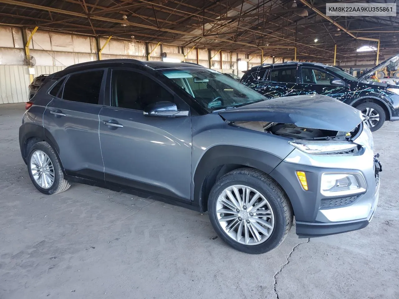 2019 Hyundai Kona Sel VIN: KM8K22AA9KU355861 Lot: 79864244