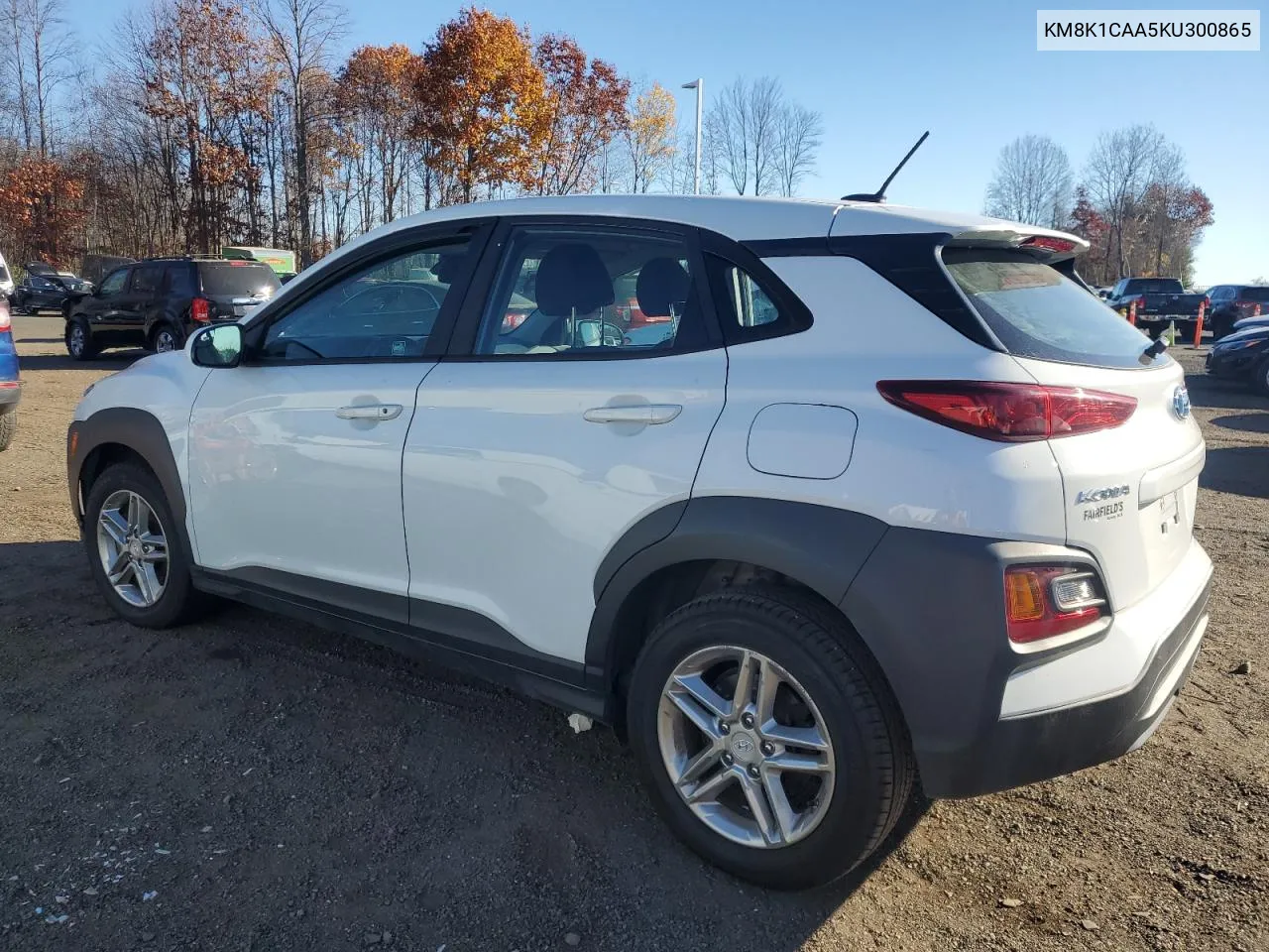 2019 Hyundai Kona Se VIN: KM8K1CAA5KU300865 Lot: 79902704