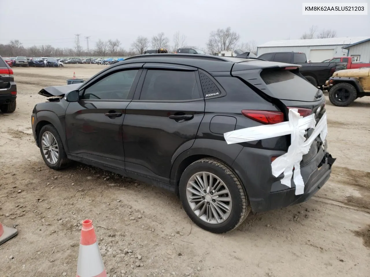 2020 Hyundai Kona Sel Plus VIN: KM8K62AA5LU521203 Lot: 37261944