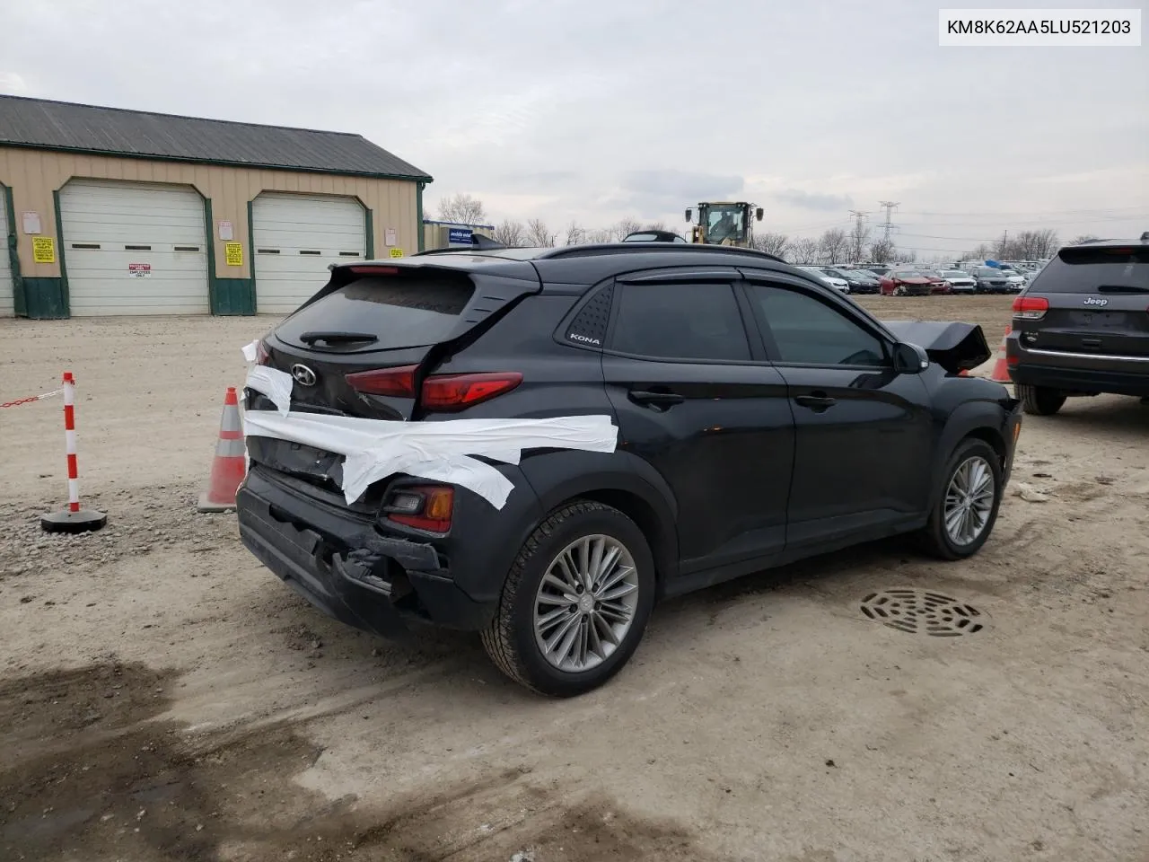 2020 Hyundai Kona Sel Plus VIN: KM8K62AA5LU521203 Lot: 37261944