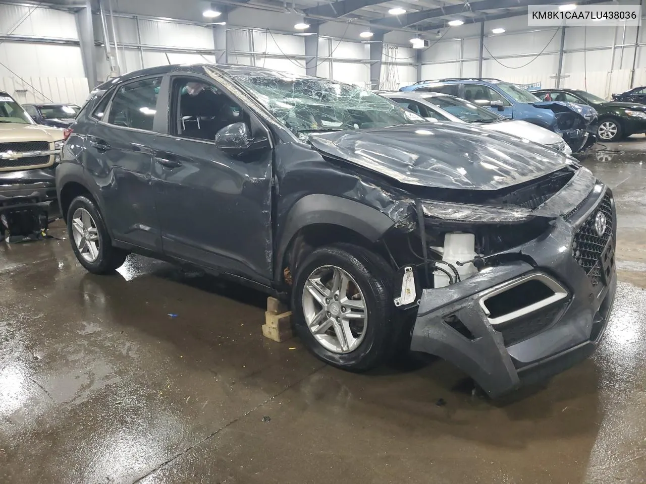 2020 Hyundai Kona Se VIN: KM8K1CAA7LU438036 Lot: 57056584