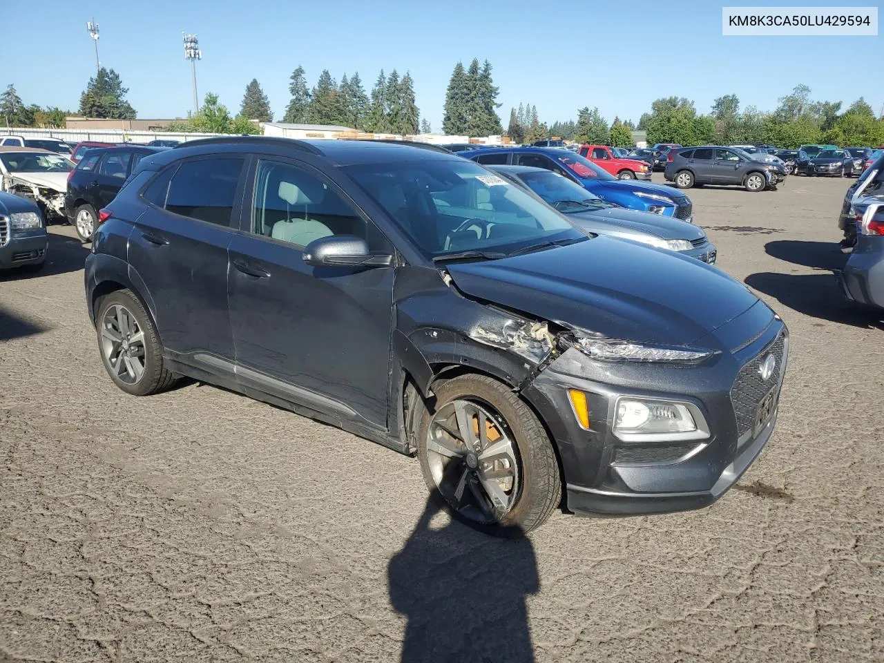 KM8K3CA50LU429594 2020 Hyundai Kona Limited