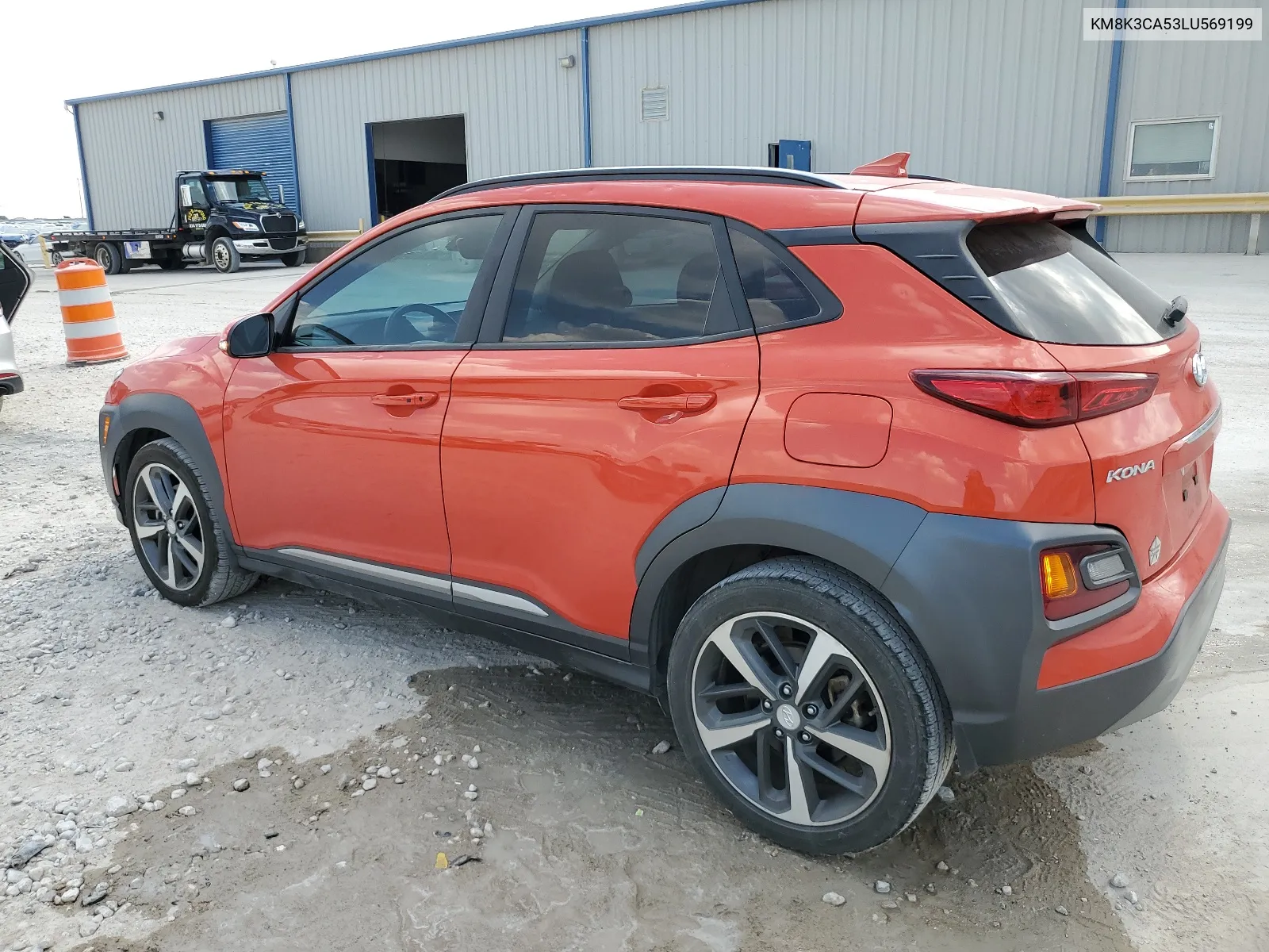 2020 Hyundai Kona Limited VIN: KM8K3CA53LU569199 Lot: 61053024