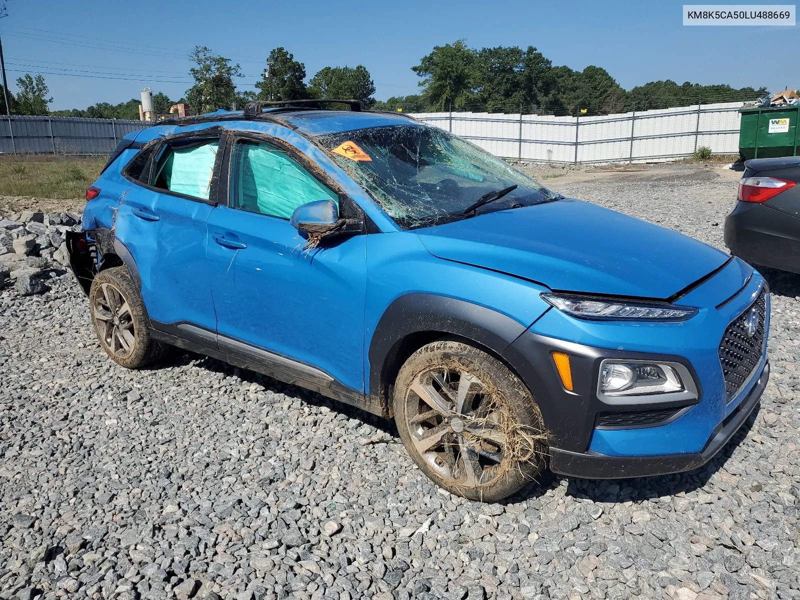 2020 Hyundai Kona Ultimate VIN: KM8K5CA50LU488669 Lot: 62741764