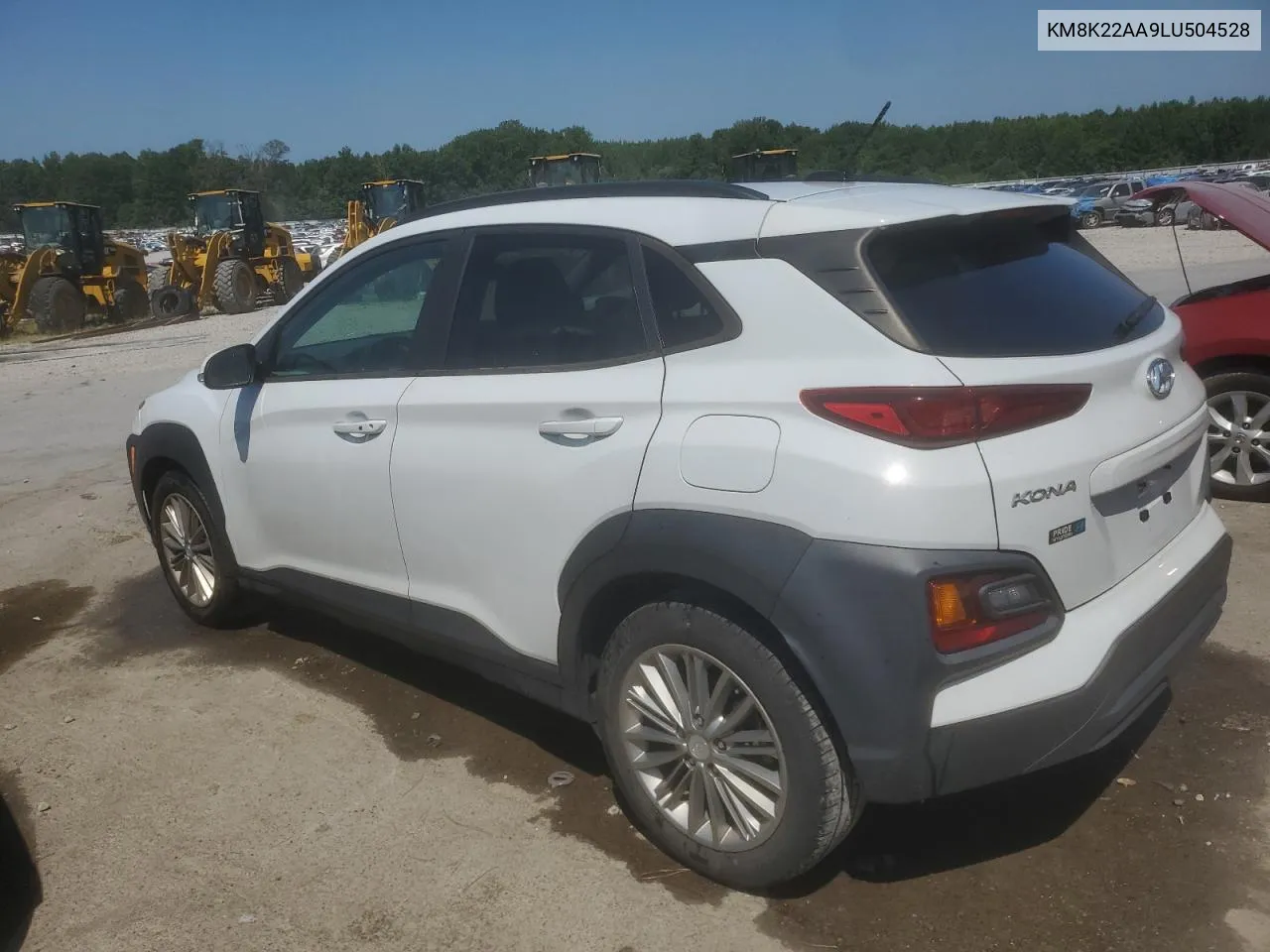 2020 Hyundai Kona Sel VIN: KM8K22AA9LU504528 Lot: 62873324