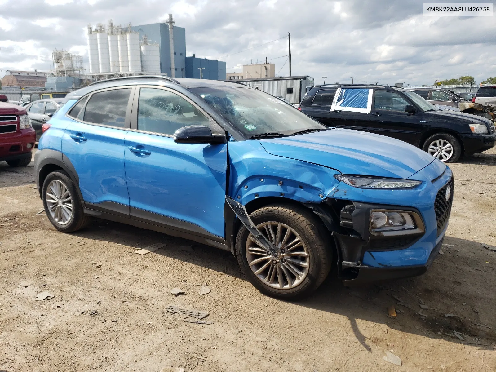 2020 Hyundai Kona Sel VIN: KM8K22AA8LU426758 Lot: 64960974