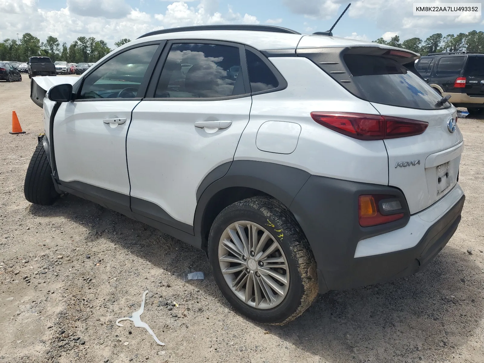 2020 Hyundai Kona Sel VIN: KM8K22AA7LU493352 Lot: 65206774