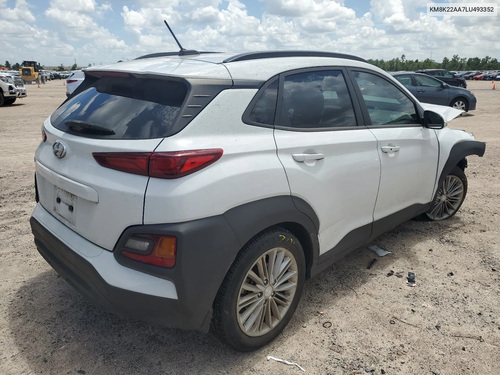 2020 Hyundai Kona Sel VIN: KM8K22AA7LU493352 Lot: 65206774