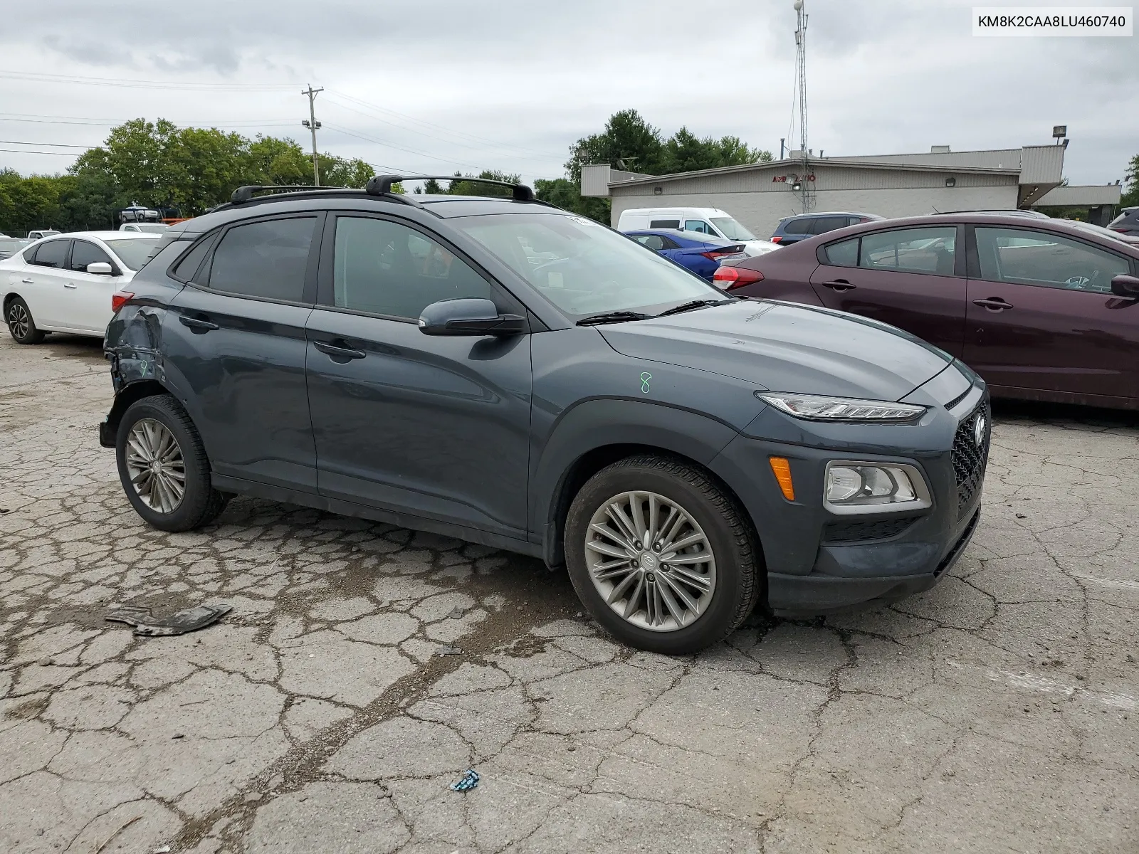 2020 Hyundai Kona Sel VIN: KM8K2CAA8LU460740 Lot: 65533744