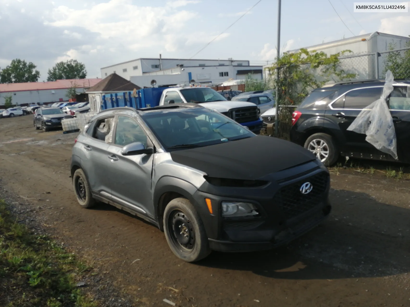 2020 Hyundai Kona Ultimate VIN: KM8K5CA51LU432496 Lot: 66023544