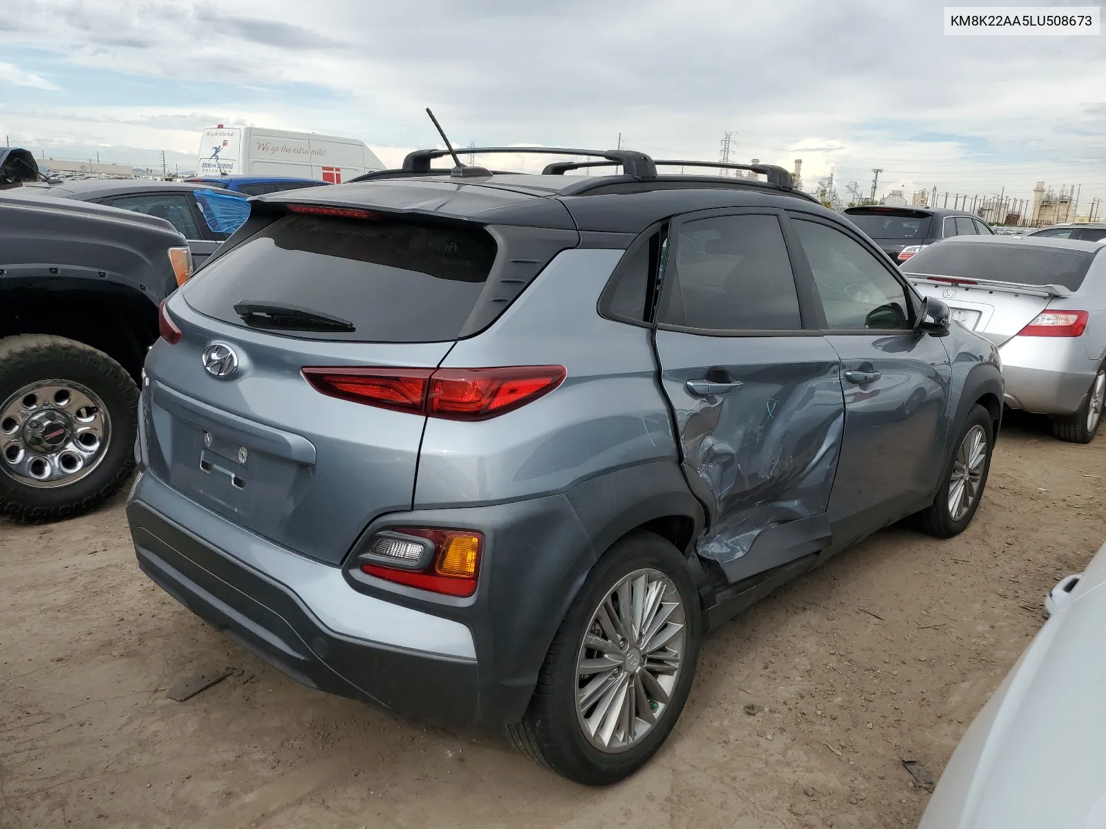 2020 Hyundai Kona Sel VIN: KM8K22AA5LU508673 Lot: 68381274