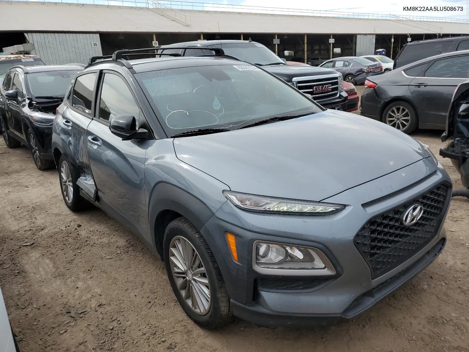 2020 Hyundai Kona Sel VIN: KM8K22AA5LU508673 Lot: 68381274