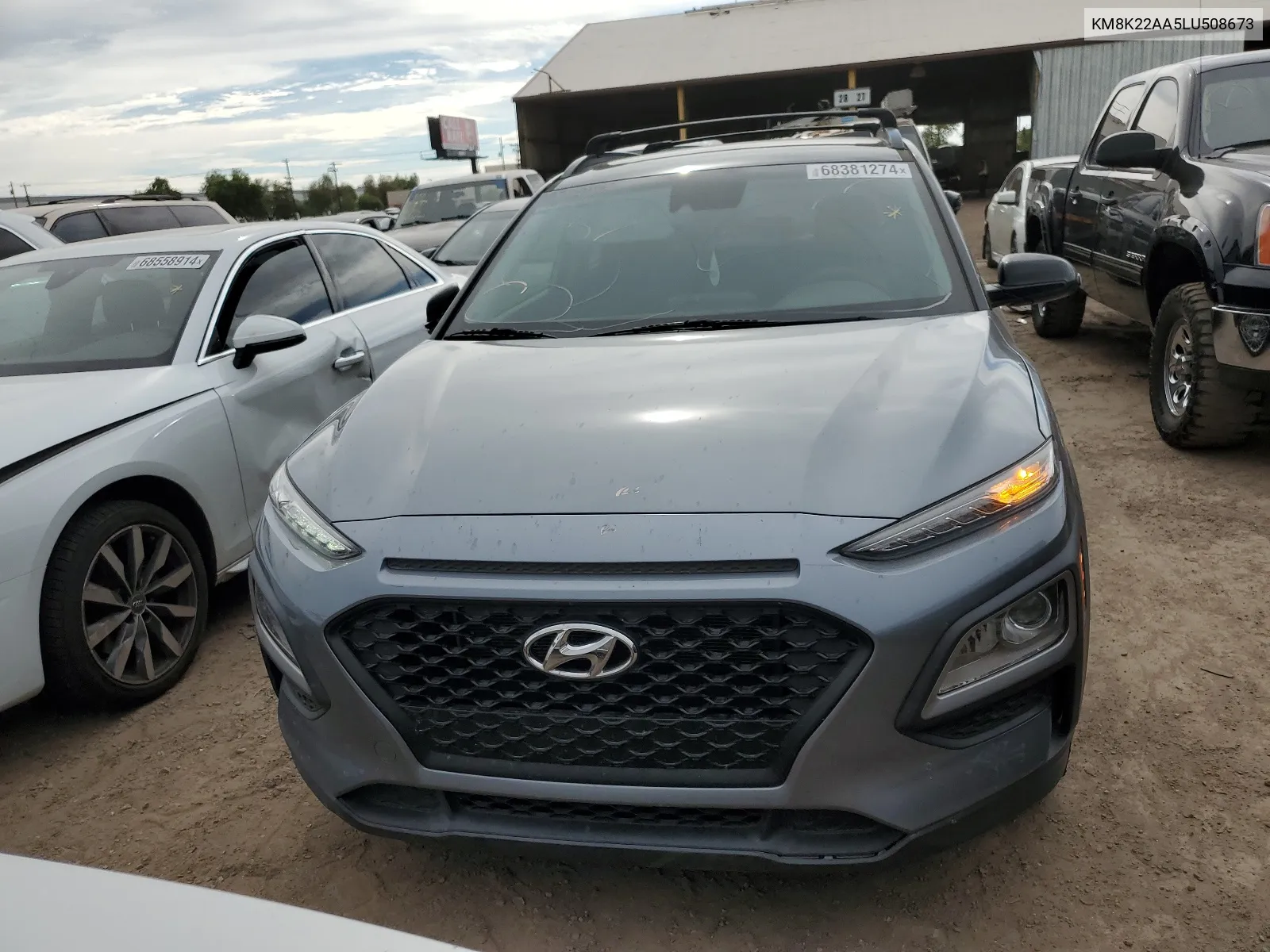 2020 Hyundai Kona Sel VIN: KM8K22AA5LU508673 Lot: 68381274