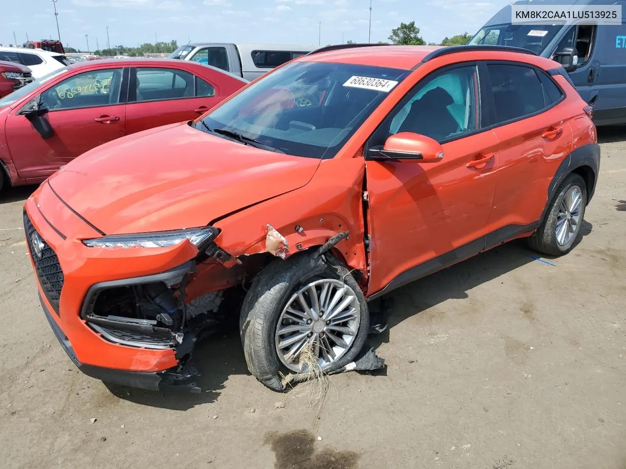 KM8K2CAA1LU513925 2020 Hyundai Kona Sel