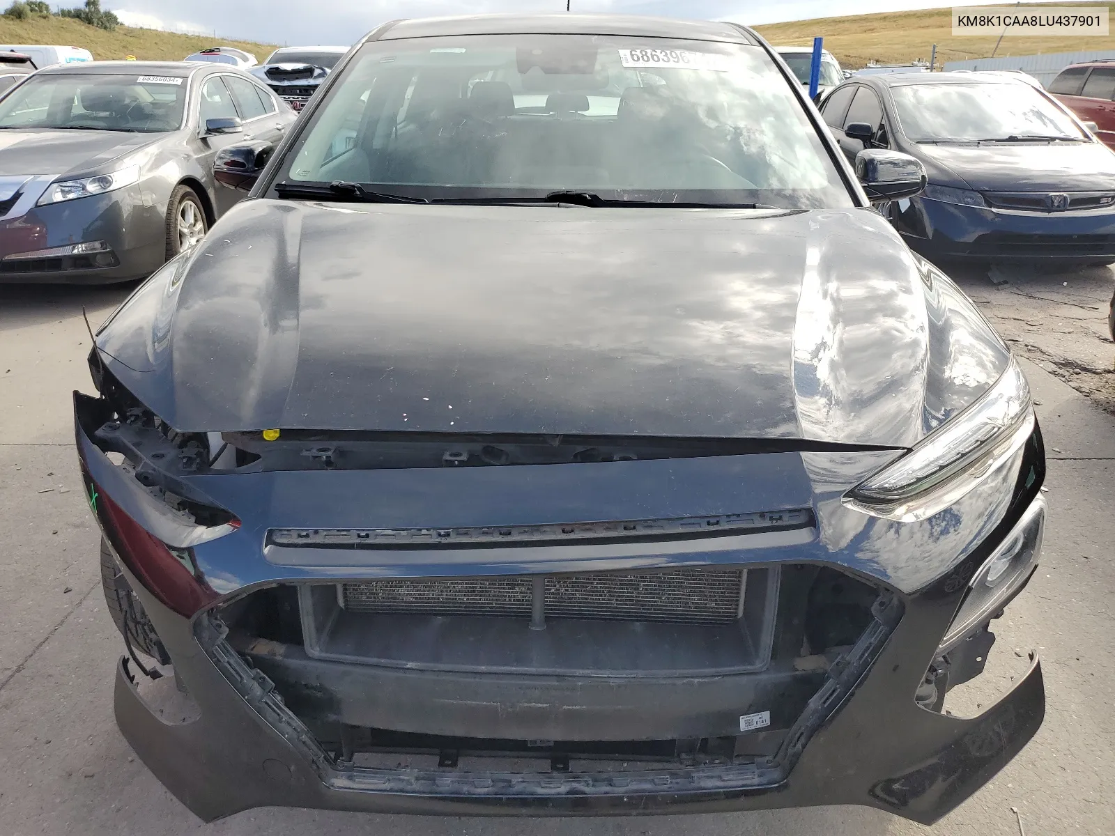 2020 Hyundai Kona Se VIN: KM8K1CAA8LU437901 Lot: 68639674