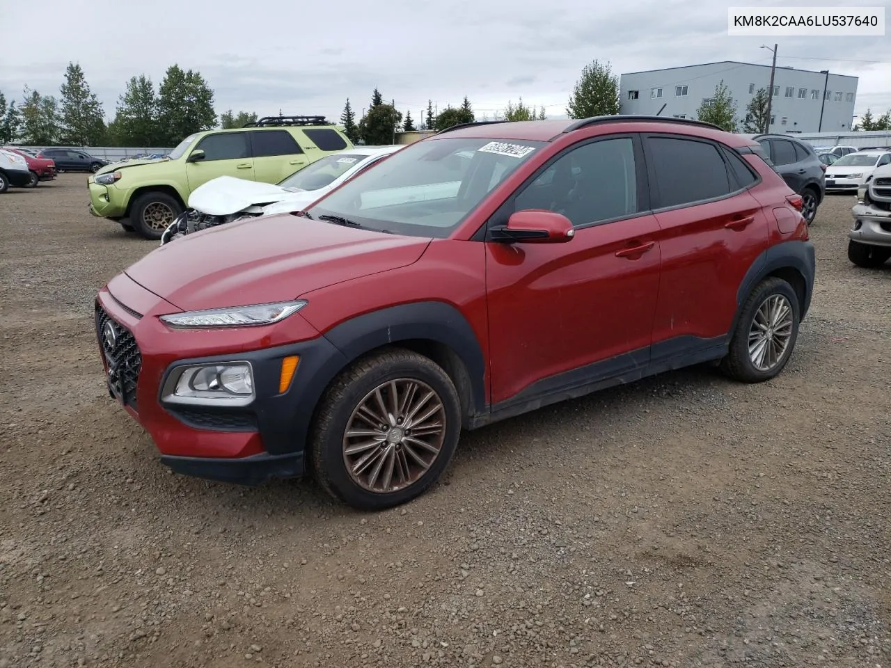 2020 Hyundai Kona Sel VIN: KM8K2CAA6LU537640 Lot: 68967204